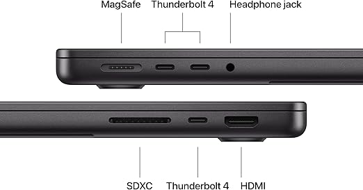Apple 2025 MacBook Pro Laptop with M5 chip with 10‑core CPU and 10‑core GPU: Built for Apple Intelligence, 14.2-inch Liquid Retina XDR Display, 16GB Unified Memory, 512GB SSD Storage; Space Black